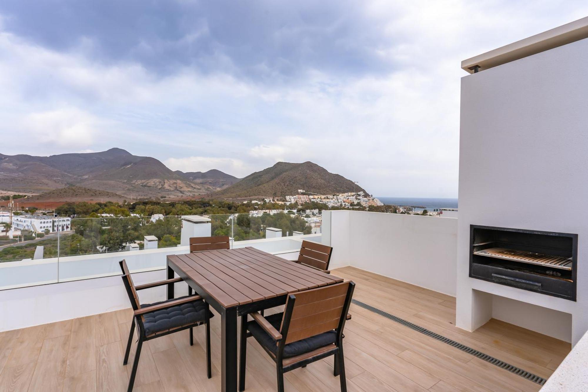 San Jose Suites 3 Hab, Piscina, Solarium Y Wifi Almería Dış mekan fotoğraf